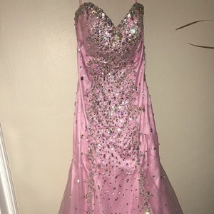 Light Pink Prom Dress - Size 4