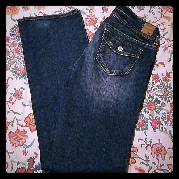 10 Long Boot Cut with little distressing. - Picture 1 of 6
