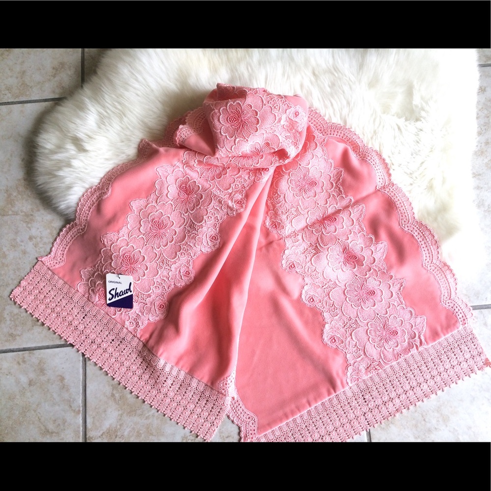 Vintage Kimono Shawl Stole Scarf rag