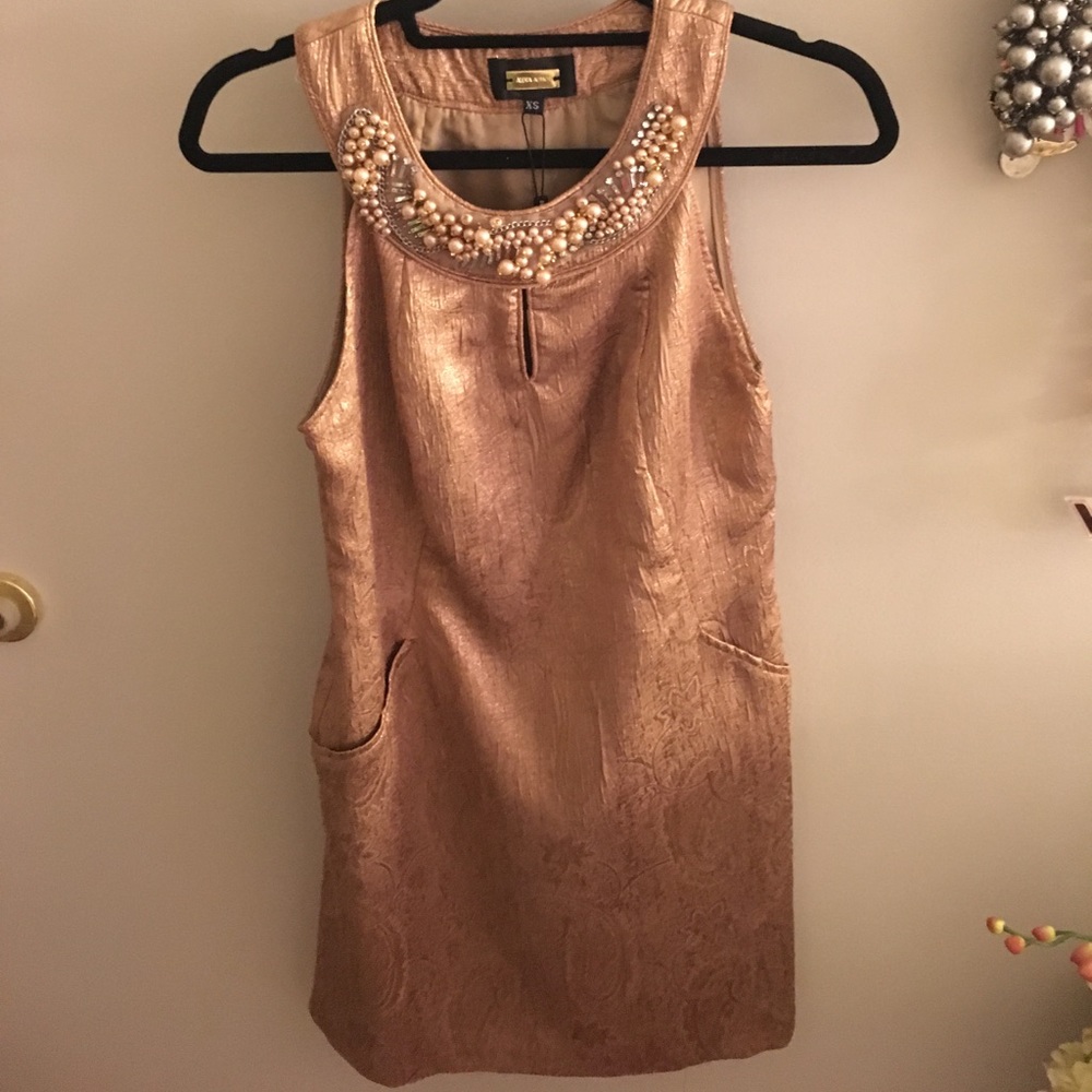 Never worn gold dress