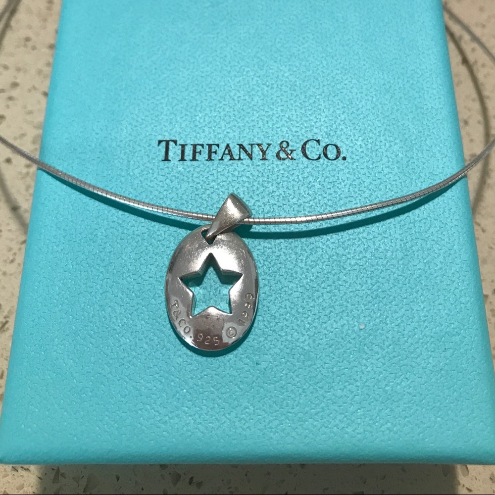 Tiffany & Co. Star Cutout Pendant Necklace