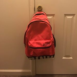 Pink backpack