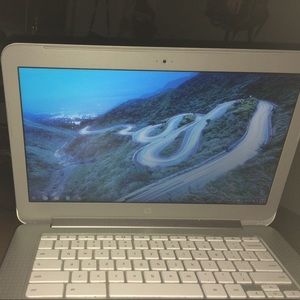 A Chrome Hp Computer