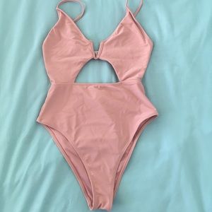 Forever 21 pink one piece