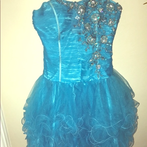 Blue Homecoming Dress - Worn Once - Picture 1 of 2