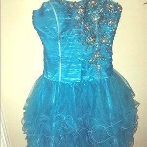 Blue Homecoming Dress - Worn Once