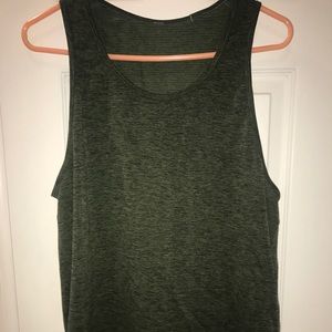 Lululemon men's green tank MEDIUM
