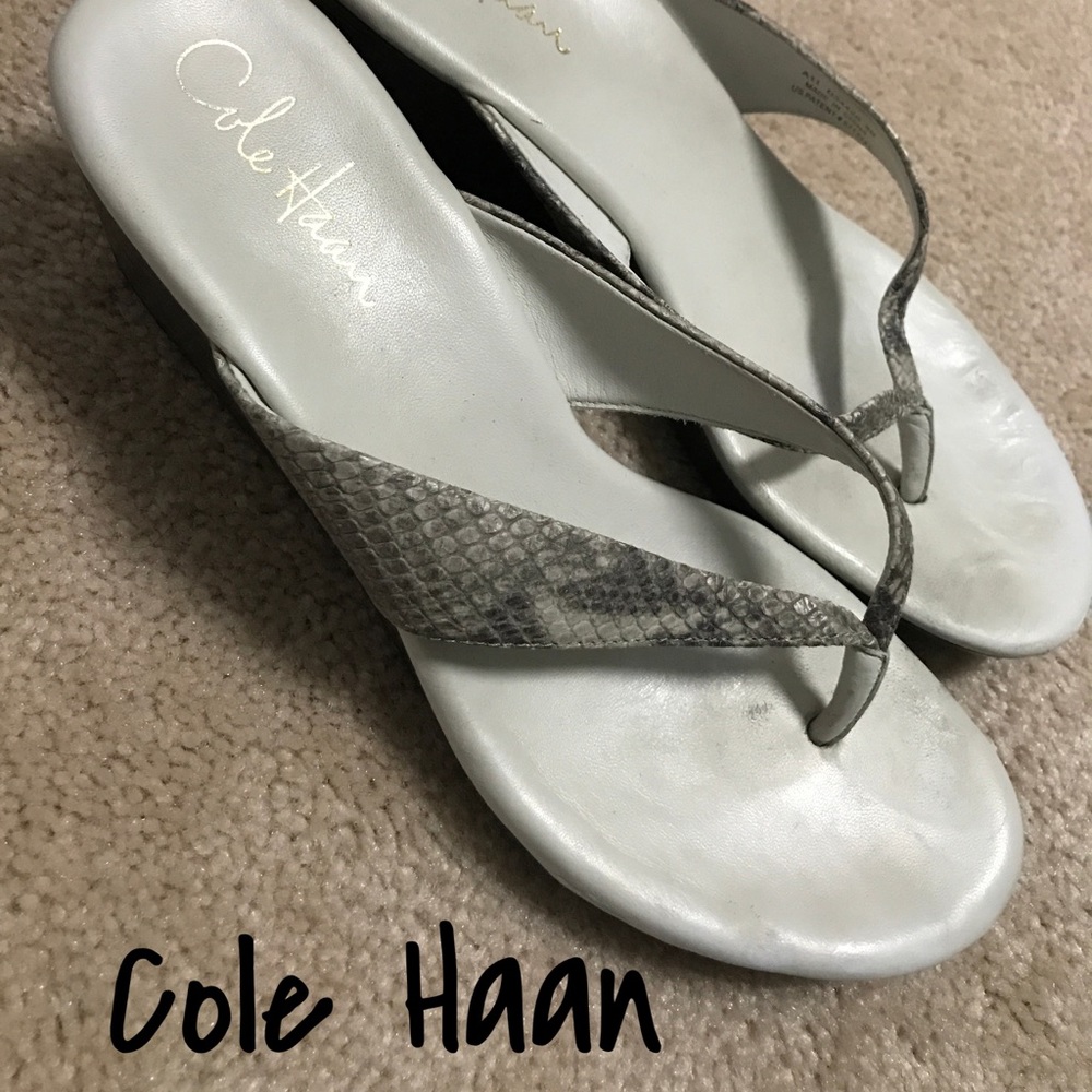 Cole Haan NikeAir snakeskin Sandal