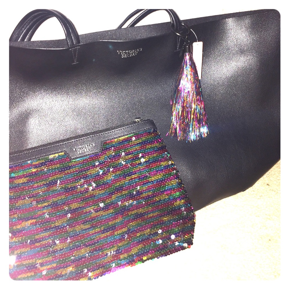Victoria's Secret tote and mini bag!