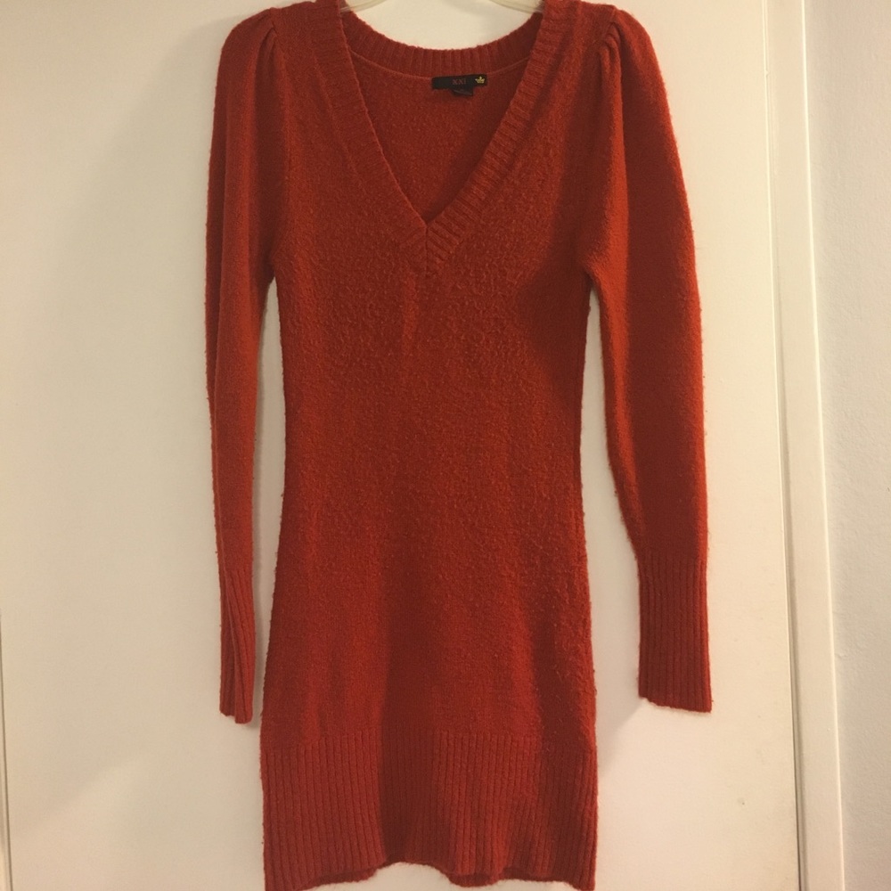 Orange sweater