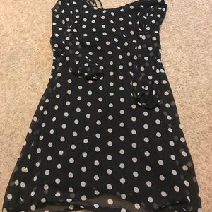 Black and White Polka Dot Dress