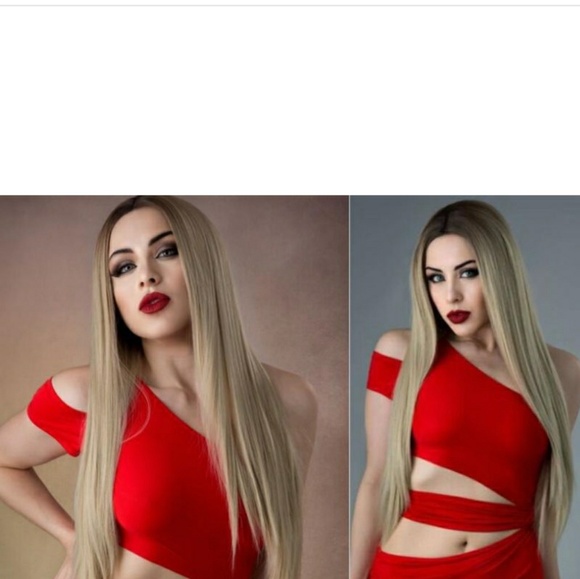 Ombre Blonde Beauty LaceFront Wig 22-25)6 inches!