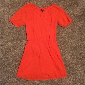 Orange dress
