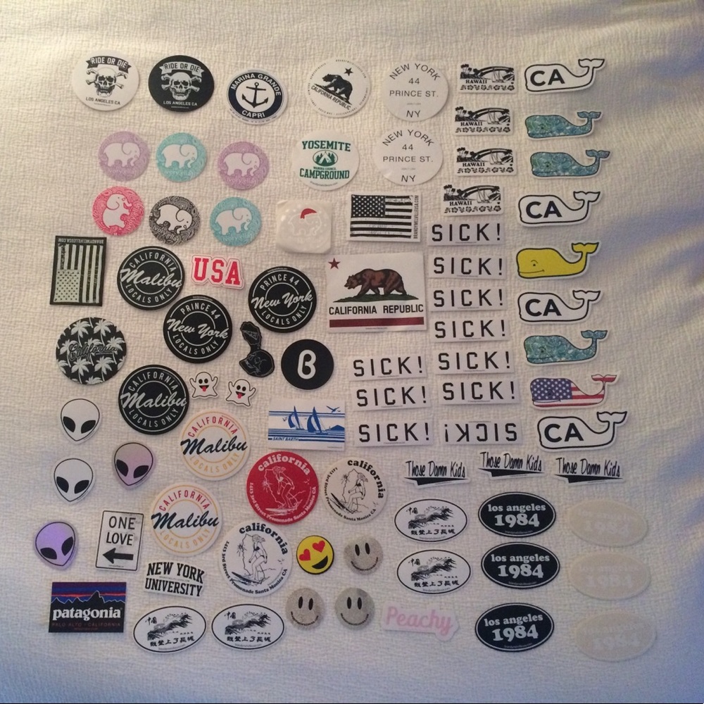 STICKER COLLECTION!! all are for sale!! DO NOT BUY