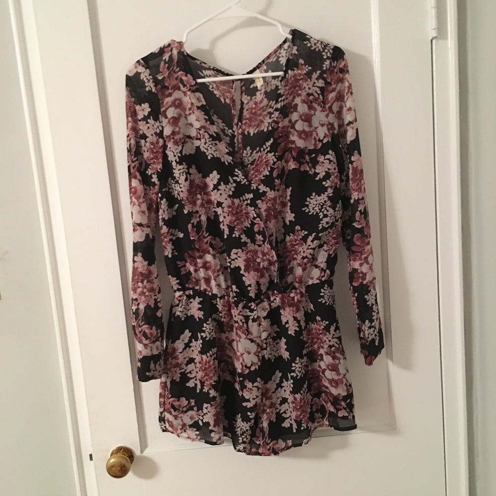 Free People floral Romper