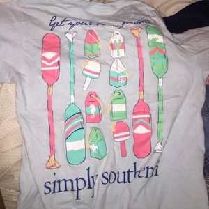 Simply southern paddle t-shirt