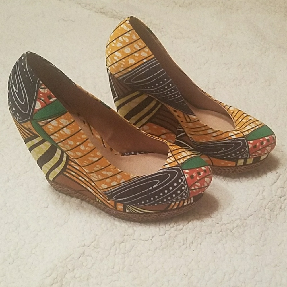 ALDO Multi Pattern Printed Wedge