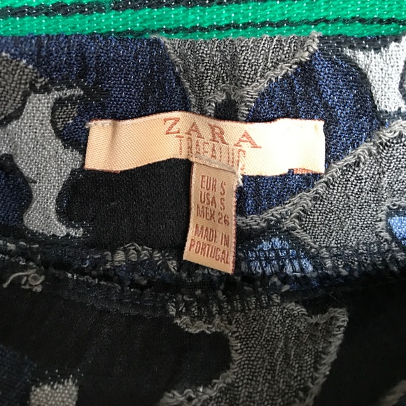 Zara Camo Skater Skirt - Picture 3 of 5