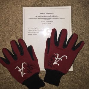 Julio Jones Autographed Gloves With Certificate