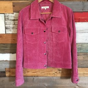 Pink Suede Jacket