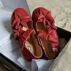 NIB Toddler foxpaws Mary Jane leather shoes
