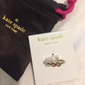 Kate Spade gold infinity ring
