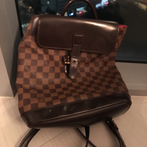 louis Vuitton authentic damier ebene soho bag - Picture 5 of 5