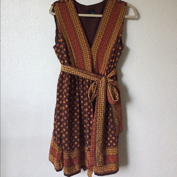Anna Sui Dresses & Skirts - 🍁Anna Sui patterned tunic silk dressXL