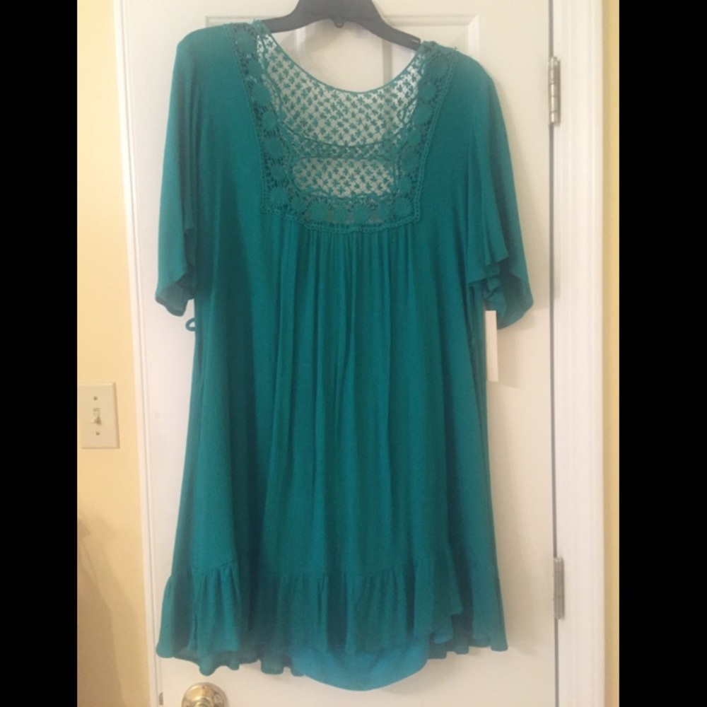 Brand new teal dress