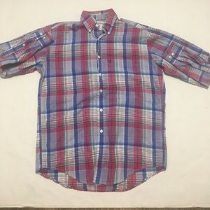 Brooks Brothers men's Plaid Button down ls shirt