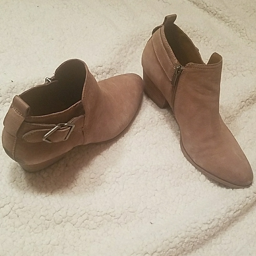FRANCO SARTO Low Heel Ankle Booties