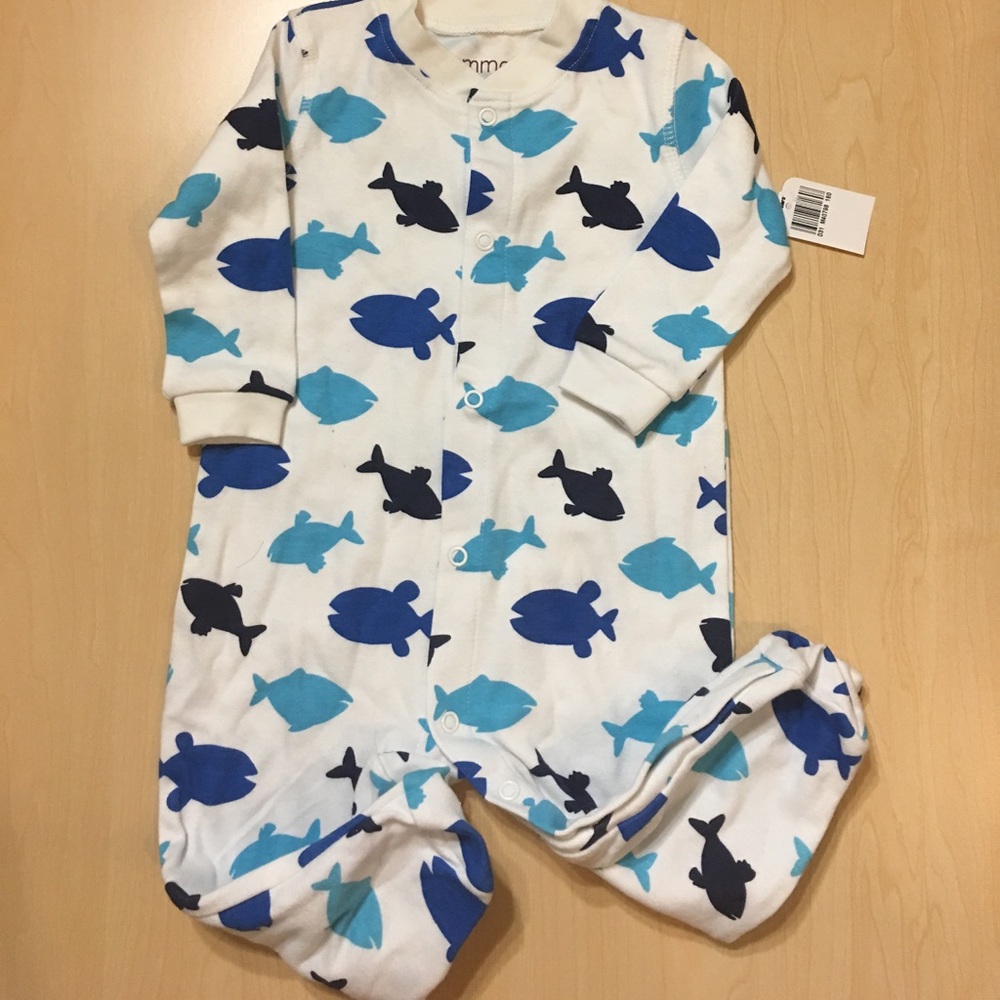 Sleeper 6m boy  and  romper 6m
