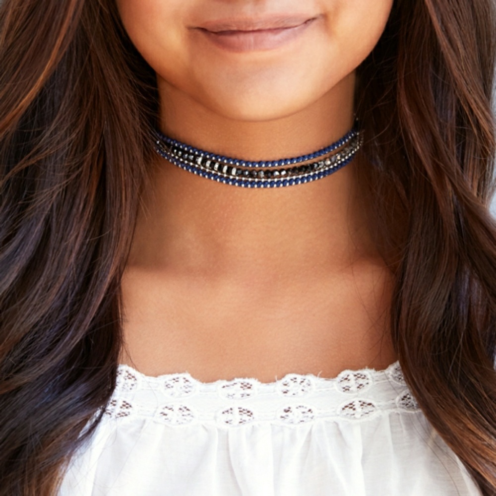 Delicate bead + chain