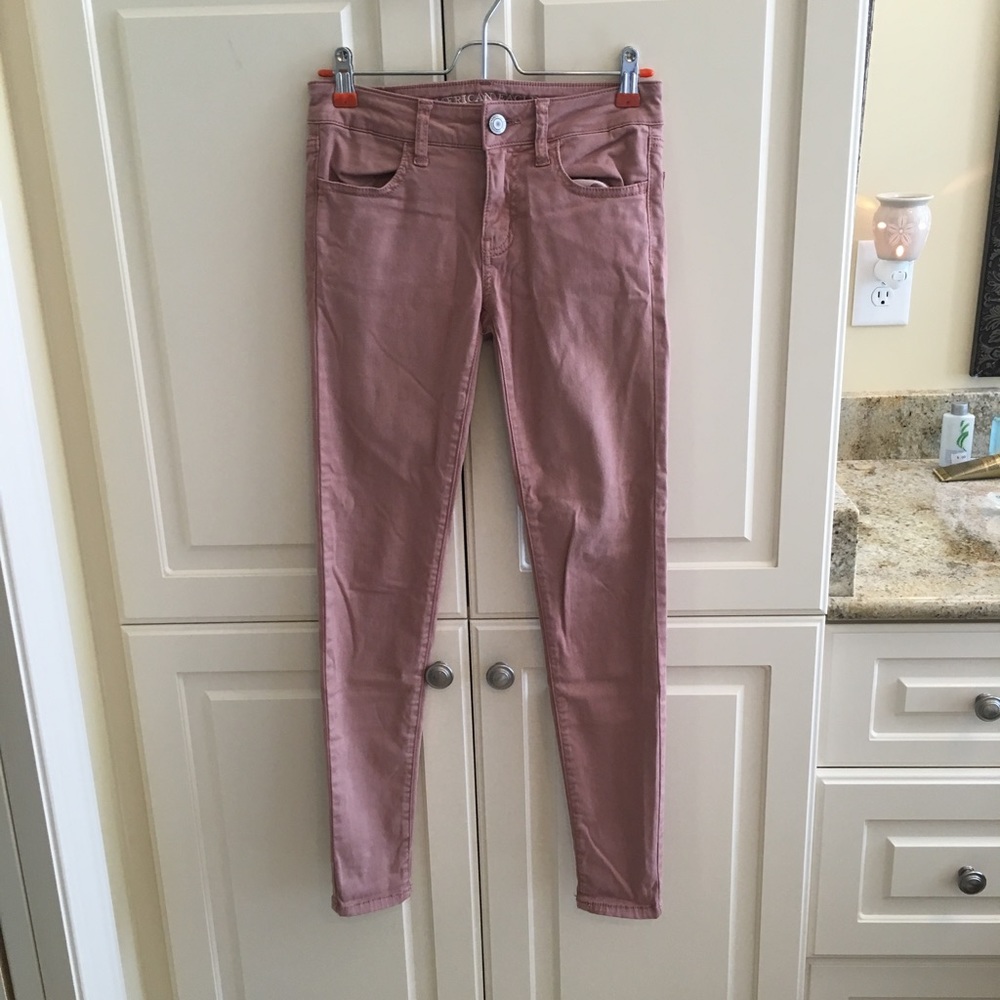 American Eagle Blush Jeggings