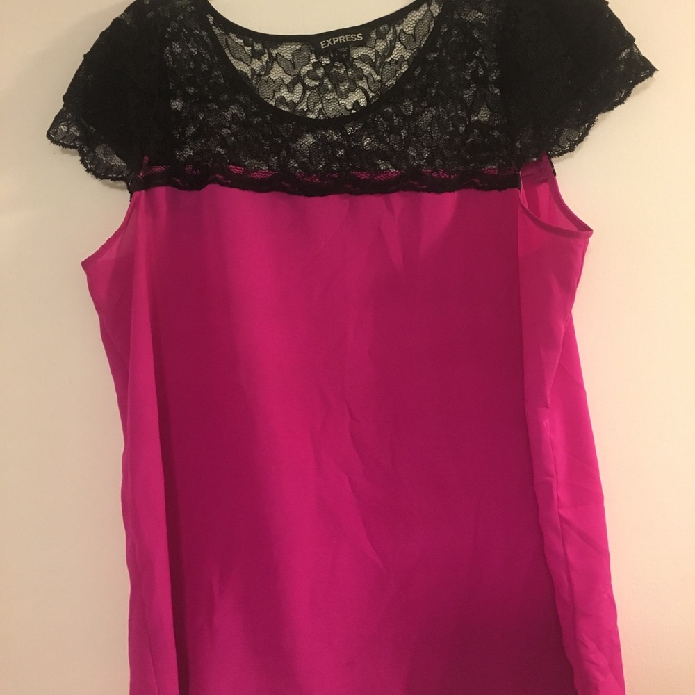 Lace detail blouse