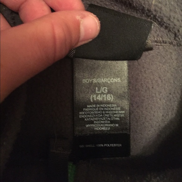 Grey and lime green North Face fleece!!! - Picture 3 of 4