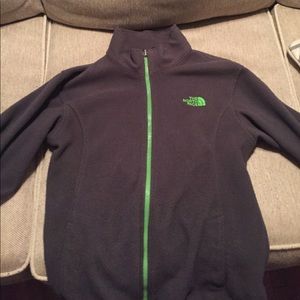 Grey and lime green North Face fleece!!!