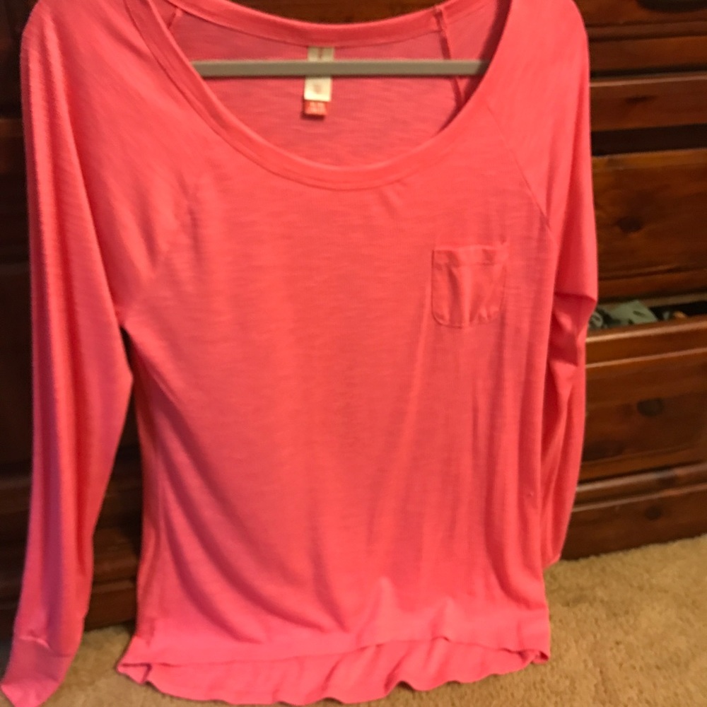 Large pink blouse