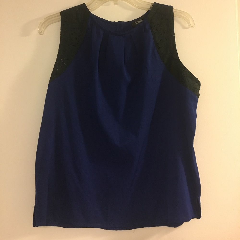 Dark blue blouse