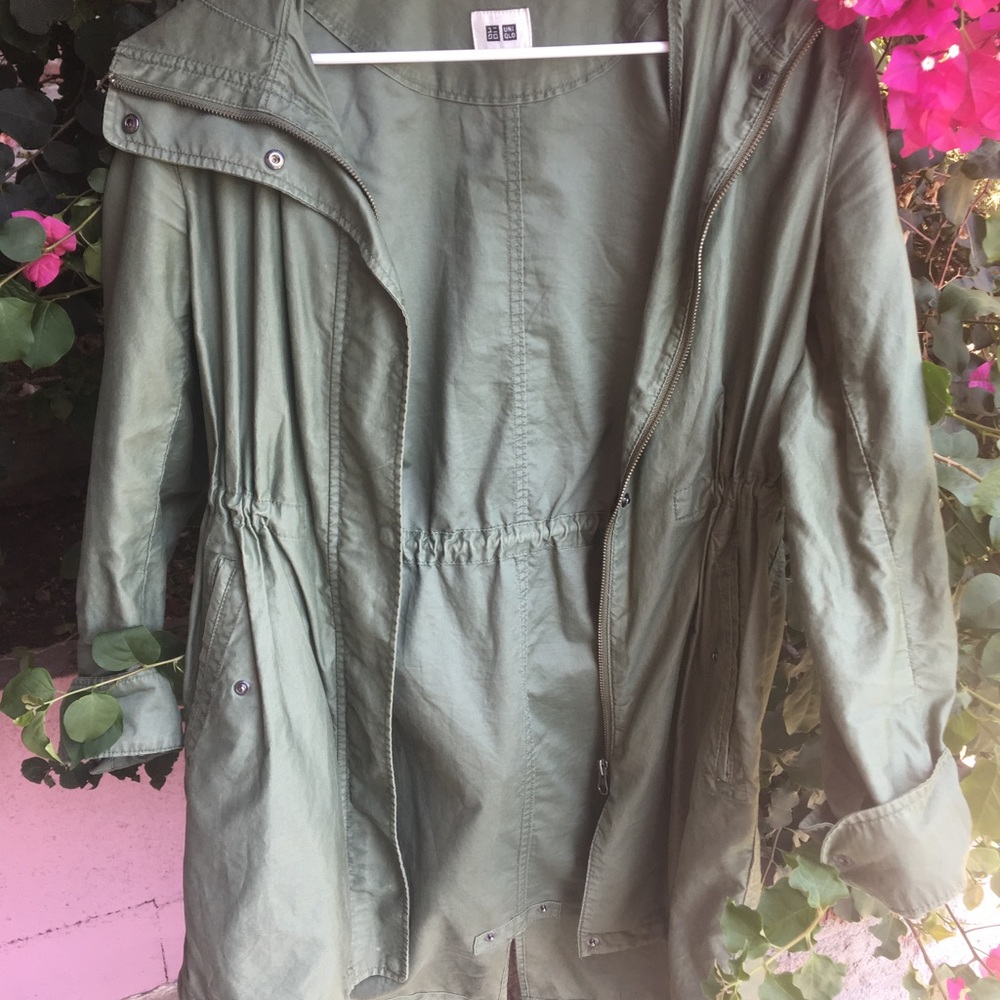 Uniqlo Green Military Coat