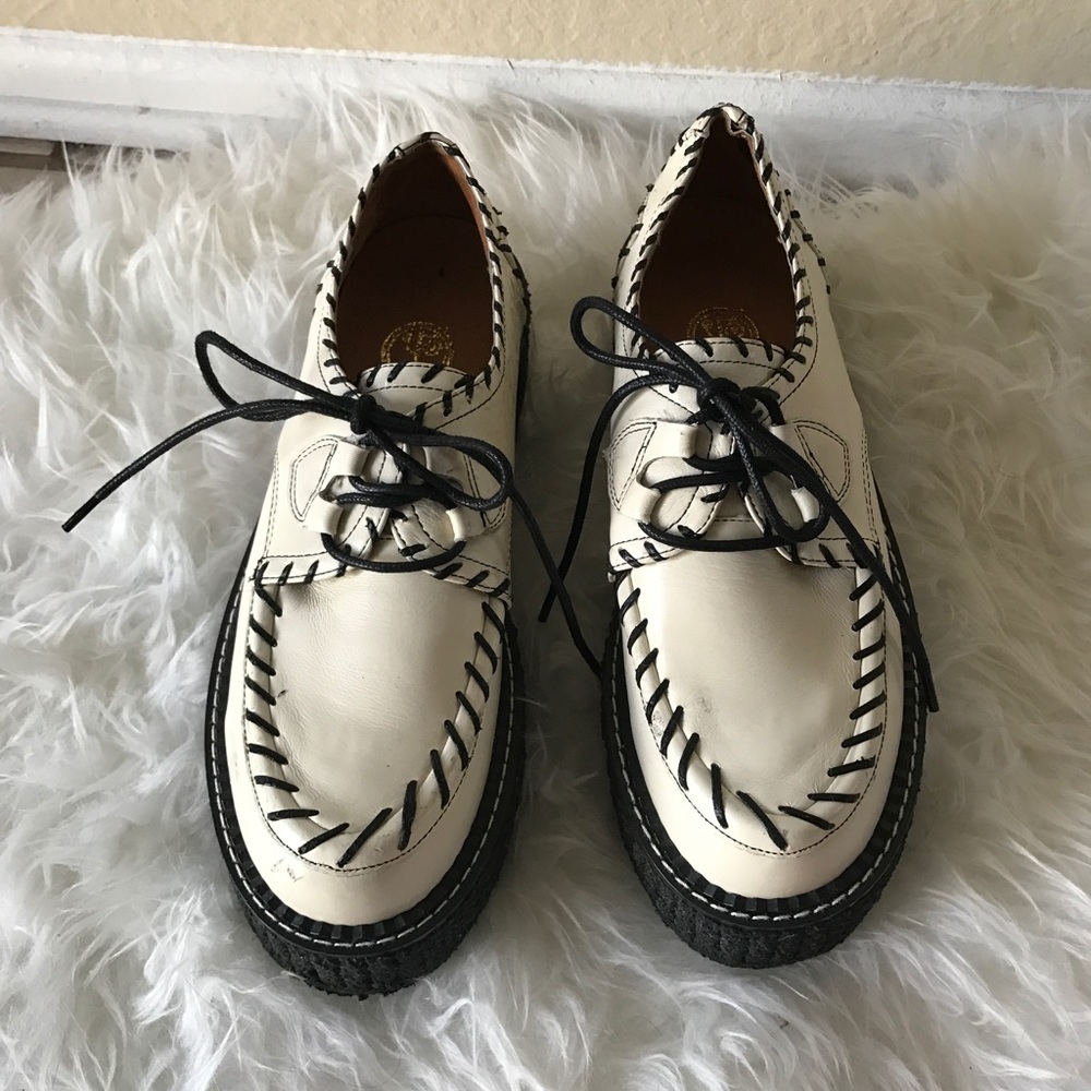 Off White & black Yosuke Creepers- size 8