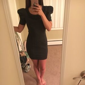 Grey shoulder detail neckline Forever 21 dress