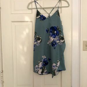 Free People Floral Slip Dress,XS