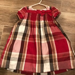 Janie and jack holiday dress, 6-12 mos