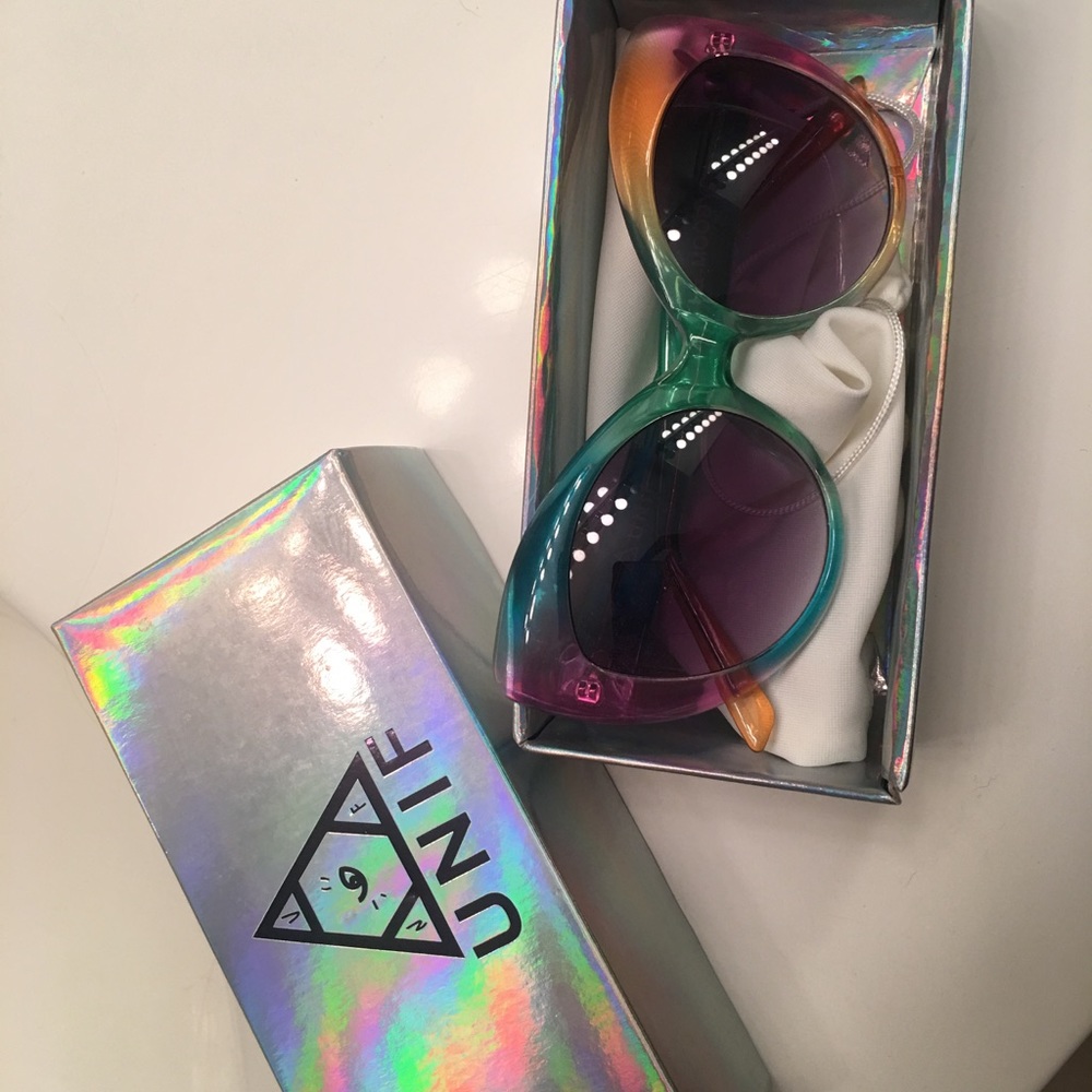UNIF Rainbow Cat eye Sunglasses