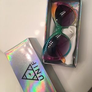 UNIF Rainbow Cat eye Sunglasses
