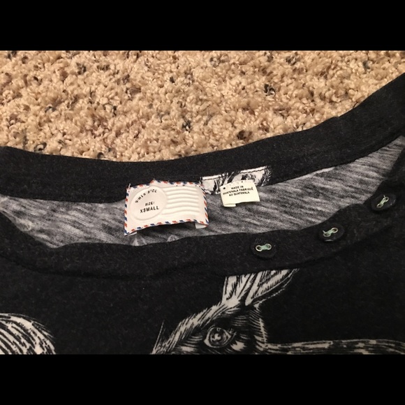 Postmark for Anthropologie Banter Rabbit Tee - Picture 4 of 6