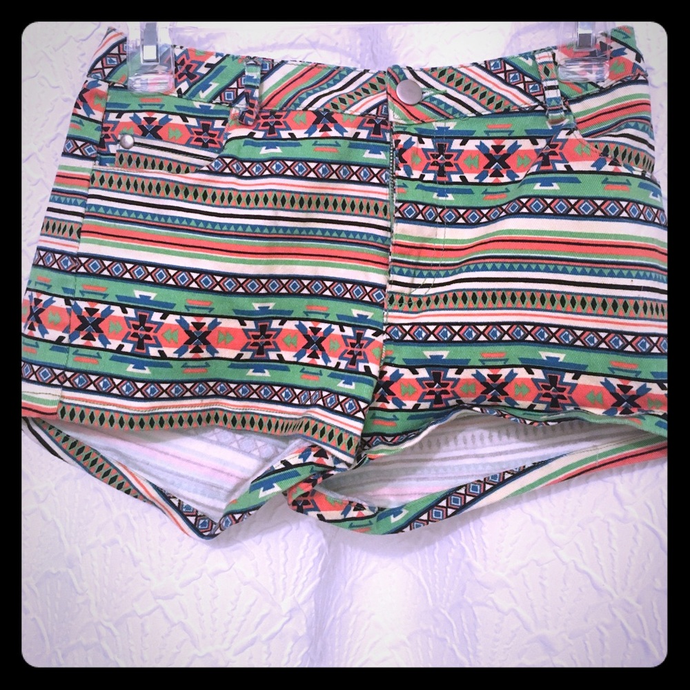 Flying Tomato Aztec Shorts