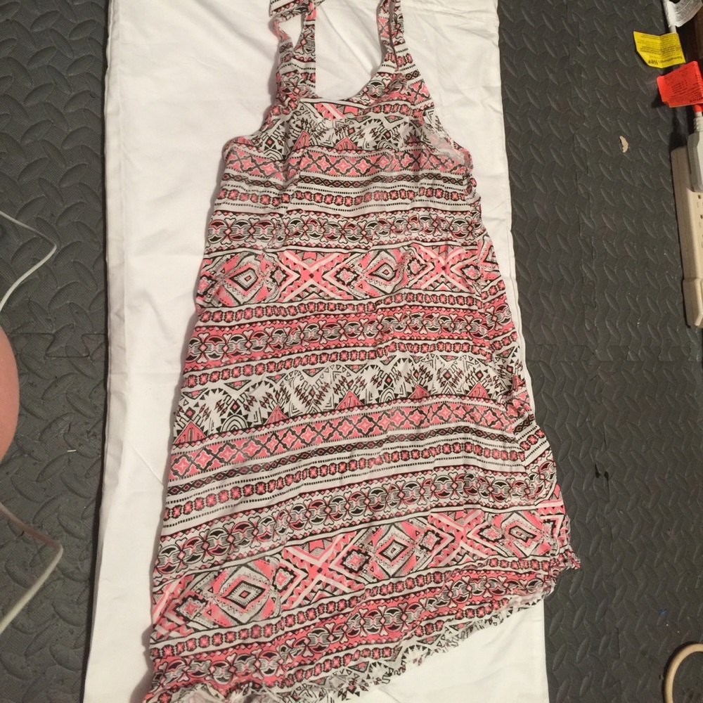 Pink printed Dress