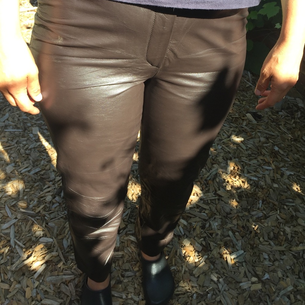 Apostrophe 100% Leather Pants